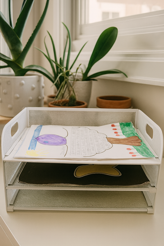A Simple System to Tame the After-School Paper Frenzy